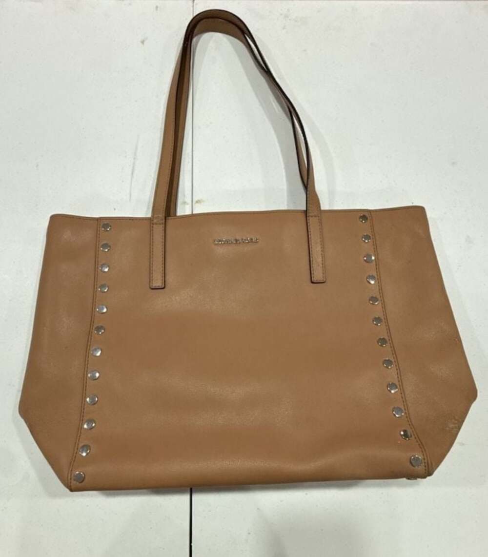 Michael Kors Rivington Studded Leather Tote Bag